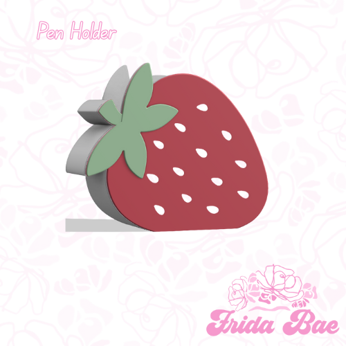 STRAWBERRY | PEN HOLDER