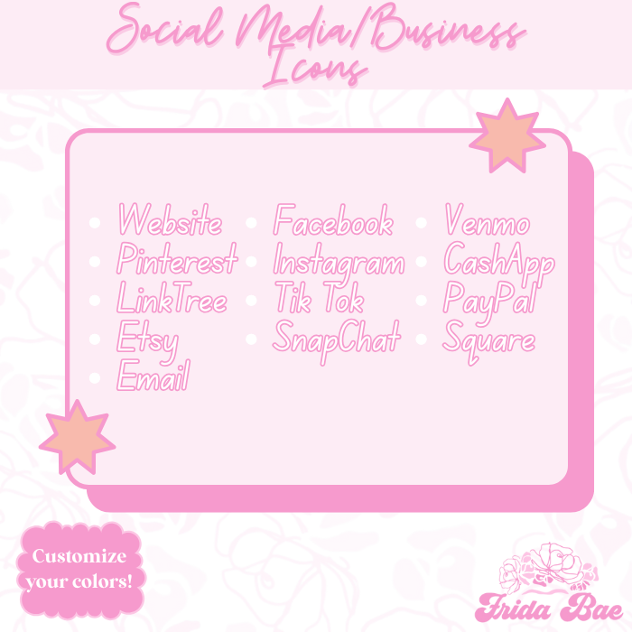 Social Media and Business Icons Available