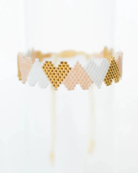 goldblushandwhiteclairebracelet