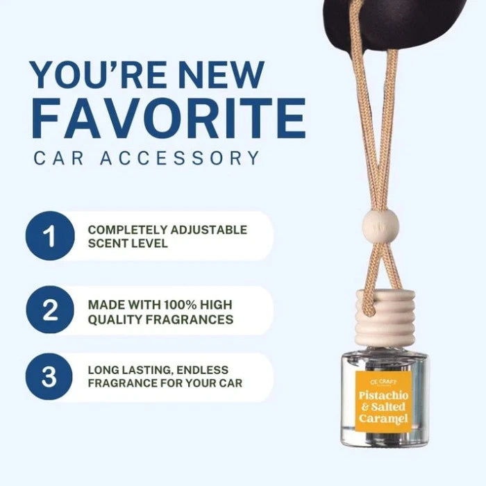 Keep your car smelling amazing and looking even better with our scented car diffuser. The cutest way to add endless fragrance - just tip the bottle whenever you need to refresh the scent! This 10mL diffuser comes pre-filled with your favorite fragrance and lasts 60+ days with typical use. You control the strength of the scent, making it completely up to you. Plus, it can be used inside or anywhere it can sit upright to add fragrance.