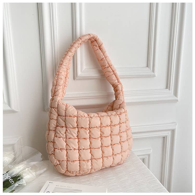 puff shoulder tote