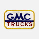 Yellow Red and blue detailed GMC trucks patch