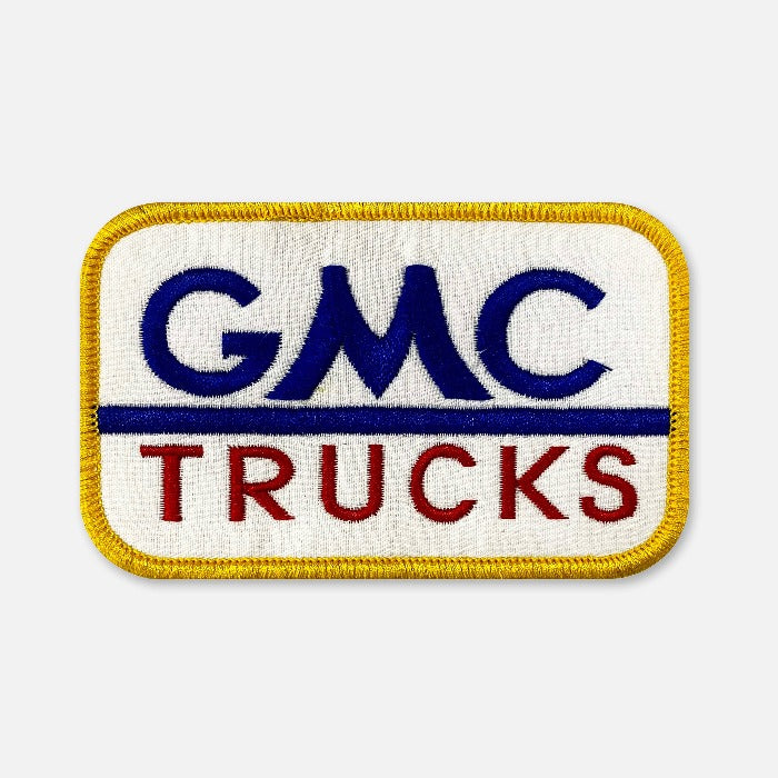 Yellow Red and blue detailed GMC trucks patch